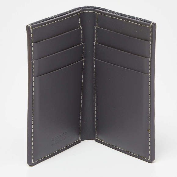 Goyard Grey Goyardine Coated Canvas St. Marc Card Holder - Picture 3 of 9